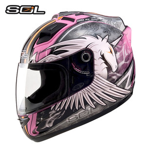台湾sol全盔摩托车头盔68S独角兽3代男女四季机车骑行跑车骑士盔