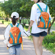 亲子户外运动双肩包女骑行包儿童(包儿童，)旅游小背包轻便多功能登山包