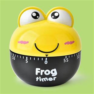 儿童学生机械定时器卡通厨房家用青蛙，钟计时(钟计时)提醒器闹钟时间管理器