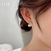 韩系小众设计感珍珠耳环女轻奢气质高级大气耳饰2024年潮耳钉