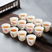 艺尚轩德化白瓷功夫小茶杯陶瓷主人杯泡茶家用茶盏茶碗单杯品茗杯