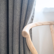 浅灰色咖绿色米粒格子纹，北欧简约现代客厅卧室纯色，高遮光(高遮光)窗帘定制