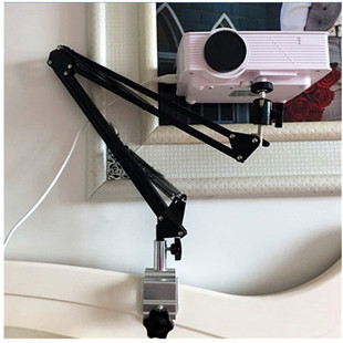 免打孔小极米家H1Z46X3S酷乐视家用微型投影仪机万向桌面床头支架