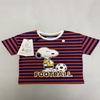 史努比条纹足球印花韩版短袖，t恤男童，女童夏季128