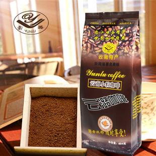 云潞焙炒咖啡粉，454g中度烘焙云南小粒咖啡不是咖啡豆