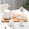 日式陶瓷水具套装办公室茶几茶具，组合家用冷水壶泡茶壶大容量杯子