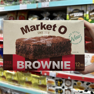 香港 韩国进口market o布朗尼巧克力蛋糕20g×6小包糕点小吃