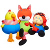 欧儿文创正版狐狸儿童玩具，创意玩偶阿狸公仔女生布娃娃生日礼物