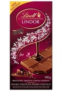 加拿大Lindt瑞士莲LINDOR双浓巧克力块100克165元4板搭配口味