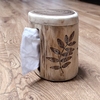 创意原生态木头抽纸筒可定制雕刻图案木质纸巾盒收纳盒原木餐巾盒