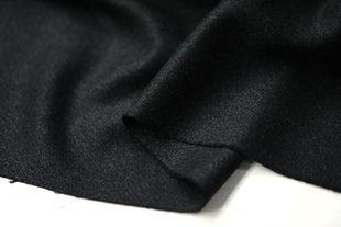 日本进口绿黑杂色编织交织粗花呢纯新羊毛面料设计师套装布料