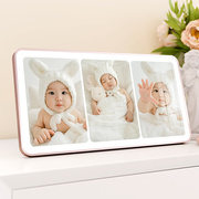 相框摆台儿童照片定制精致水晶小画框6710寸宝宝洗照片做成相框