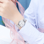 日本Casio卡西欧女表ins风2024石英简约时尚潮流气质钢带女士手表