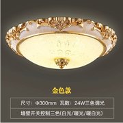 LED吸顶灯欧式圆形房间灯餐厅灯玄关阳台灯美式灯具北欧卧室