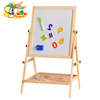 儿童画板双面磁性多功能木制黑板实木大号可升降支架式宝宝玩具
