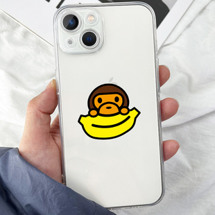 BAPE手机壳OPPOr17适用A90findx3创意保护软壳潮牌猿人头香蕉猩猩