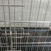 不锈钢折叠狗笼子坚固不生锈猫笼室内泰迪贵宾狗笼中小型犬室外笼
