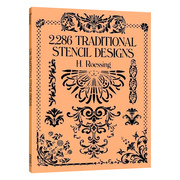 2286种传统模板设计 2286 Traditional Stencil Designs 英文原版设计学习参考工具书籍