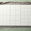 柔光厨房墙砖300x600 北欧全瓷小白砖拉槽格子砖阳台、卫生间瓷砖