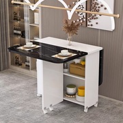 简易折叠餐桌小户型，家用伸缩餐桌可移动吃饭桌子出租房用