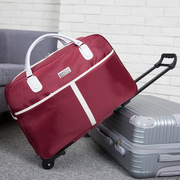 装衣服行李箱牛津布，轻便拉杆包大容量旅行包学生女，登机手提袋包包