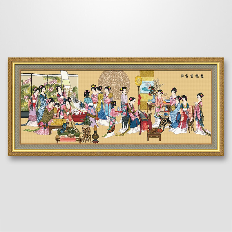ks Cross stitch Stores Thread embroidery new pattern fresh Calico Cotton series Living room 3 M piano Painting and Calligraphy Eighteenin the Home Fabric , Stitch & Tools Accessories , Cross Stitch Kit category - from Buy2taobao.com to provide professional Taobao agent buy service
