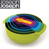 英国Joseph彩虹烘焙工具九件套装面粉量勺碗盆料理盆厨房烹饪工具