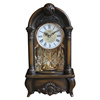 创意复古美式座钟欧式卧室客厅时钟仿古时钟表床头静音报时台钟表