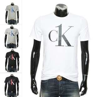 Calvin Klein CK 卡尔文克雷恩 修身男士休闲短袖圆领T恤 NM1903E