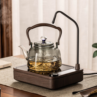 全自动上水电陶炉煮茶器小型抽水茶台烧水壶家用煮茶壶智能煮茶炉