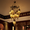 异丽东南亚风格吸顶吊灯泰式客厅餐厅会所酒店灯具轻奢水晶灯饰