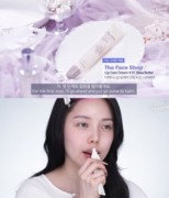 韩国 The face shop/菲诗小铺 保湿水润修护唇膏 pony紫红妆