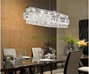 轻奢k9水晶吊灯后现代长方形客厅，灯欧式简约金色餐厅吧台酒柜灯