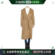 99新未使用香港直邮maxmara棕色女士大衣bdanton-006