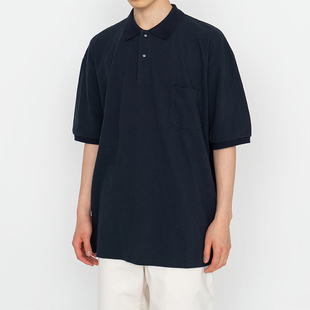   日本 nanamica 经典款纯色短袖Polo衫 春夏 H/S Polo
