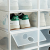 邦佳宜简易塑料鞋盒收纳盒，透明抽屉式防尘可叠放翻盖收纳柜防氧化