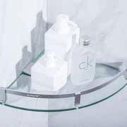 加厚太空铝浴室玻璃，转角架卫生间壁挂收纳架淋浴房挂件三角置物架