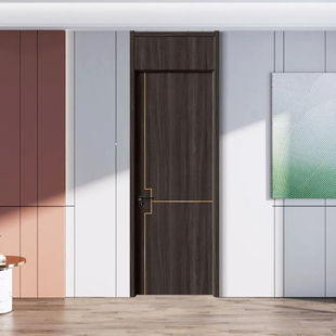 免漆门室内套装门钢木门实木复合木门卧室房间门生态烤漆门