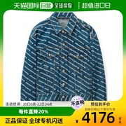 香港直邮alexanderwang，logo条纹牛仔外套，4dc1202645长袖