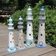 地中海风格灯塔装饰摆件海洋风主题沙滩婚礼布置陈列摆设道具