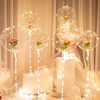网红玫瑰花波波球生日快乐派对，道具求婚室内布置惊喜浪漫表白装饰