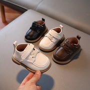 宝宝学步鞋软底婴儿英伦风皮鞋1-3岁2婴幼儿春季男女童小童鞋男童