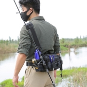 鱼竿套装包路亚包专用包多功能胸包单肩背斜挎包防水钓鱼包渔具包