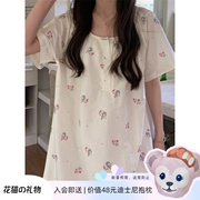 点点粉玫瑰!少女，心碎花小清新纯棉全棉舒适睡衣家居服