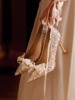 蝴蝶结婚鞋法式水晶新娘鞋女猫跟婚纱照高跟鞋仙女风细跟订婚鞋子