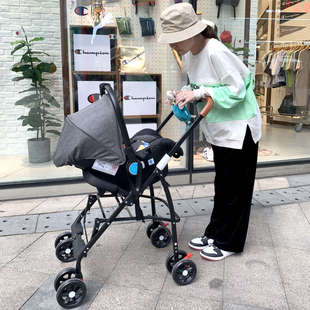 新生婴儿汽车提篮便携式儿童安全座椅手推车简易车架支架子通用