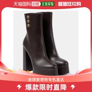 香港直邮潮奢balmain巴尔曼女士，brune皮质防水台短靴