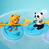 小船水上玩具儿童戏水海上皮划艇模仿划船动作男孩女孩洗澡玩具