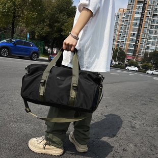 高中生住校行李包学生(包学生，)军训住宿手提装衣服袋子男大容量出差旅行包
