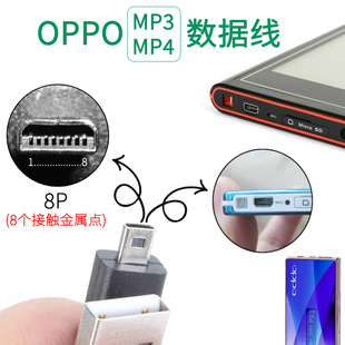 oppomp3数据线mp4充电线s9k随身听音乐下载播放器usb口D29H充电器